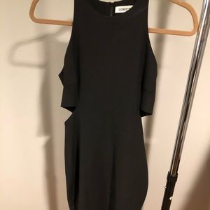 Elizabeth and James black cutout dress